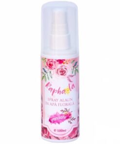 Spray alaun in apa florala de trandafir