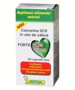 Coenzima Q10 in ulei de catina Forte Plus 60mg