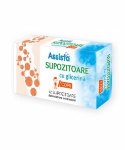 Assista Supozitoare cu glicerina copii 1400 mg x 12