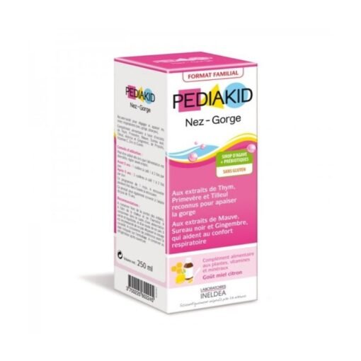 Pediakid Nez-Gorge sirop pentru raceala cu miere si lamaie (nas
