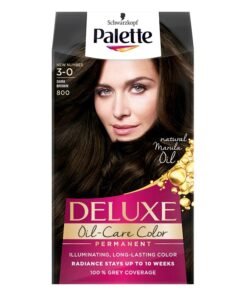 Vopsea de par permanenta Palette Deluxe Oil-Care Color 800/3-0 Castaniu inchis
