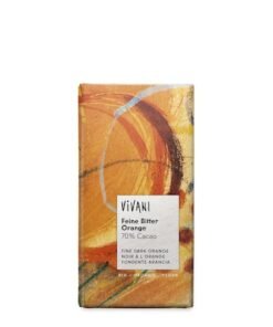 Ciocolata amaruie cu 70% cacao si ulei de portocale