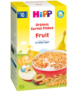 Fulgi de cereale ecologice cu fructe