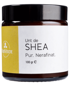 Unt de shea nerafinat organic