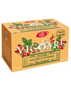 Ceai natural vigoare cu macese si ghimbir