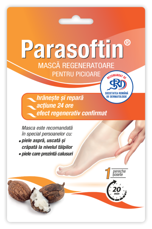 Masca regeneratoare pentru picioare Parasoftin