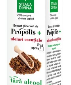 Extract glicerinat de propolis cu uleiuri esentiale