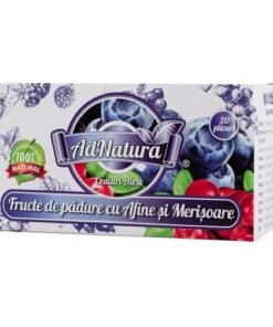Ceai de fructe de padure cu afine si merisoare