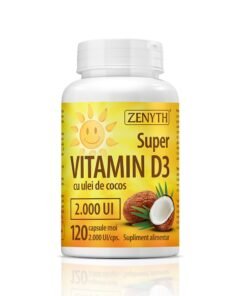 Super Vitamina D3 cu ulei de cocos