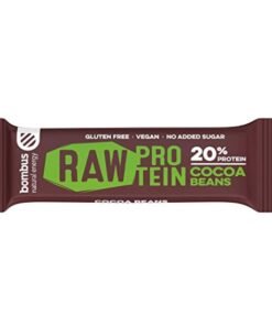 Baton proteic cu boabe de cacao 20% proteine Raw Protein