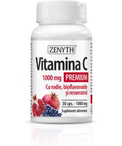 Vitamina C Premium cu rodie bioflavonoide si resveratrol