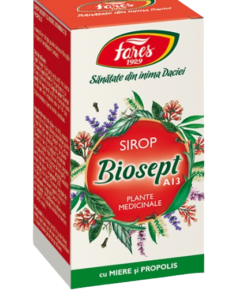 Sirop Biosept sirop A13 plante medicinale cu miere si propolis