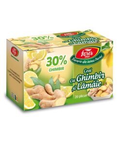 Ceai cu ghimbir 30% si lamaie