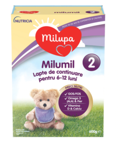 Lapte pentru continuare pentru 6-12 luni Milumil 2