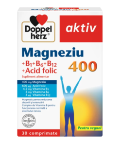 Magneziu 400+B1+B6+B12+Acid Folic