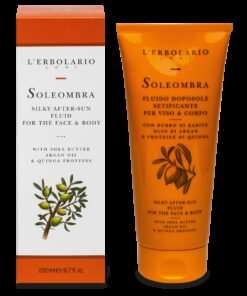 L'Erbolario Fluid Sun dupa plaja cu karite si argan