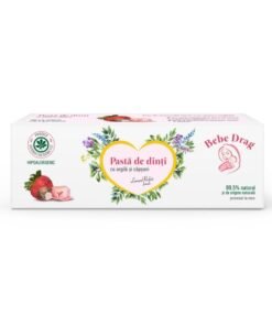 Pasta de dinti cu argila si capsuni Bebe Drag