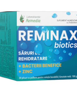 Saruri de rehidratare + bacterii benefice si zinc Reminax Biotics