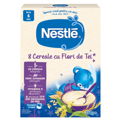 8 Cereale cu flori de tei +6 luni