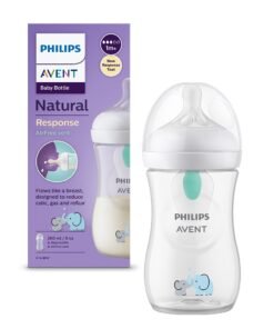 Biberon anti-colici model elefant pentru +1 luni Natural Response SCY673/81