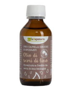 Ulei organic de seminte de in pentru par uscat si fragil