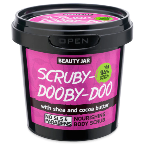 Scrub hranitor pentru corp cu unt de shea si cacao Scruby-Dooby-Doo