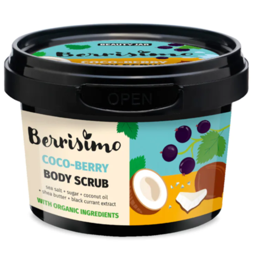 Scrub corporal cu sare de mare si afine Berrisimo