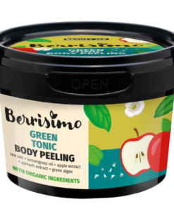 Exfoliant corporal cu sare de mare si ulei de lemongrass Berrisimo