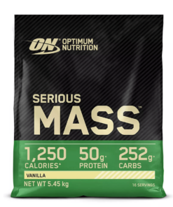 Gainer proteine Serious Mass cu aroma de vanile