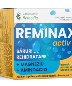 Saruri pentru rehidratare + magneziu si aminoacizi Reminax Activ
