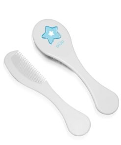 Set perie si pieptene bleu