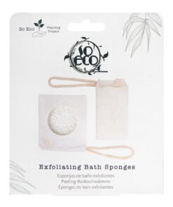 Set 2 bureti de baie ecologici exfolianti