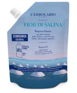 L'Erbolario Rezerva Gel de dus Fior Di Salina Eco Refill