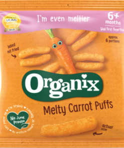 Snack din porumb cu morcovi +6 luni Bio