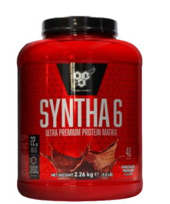 Proteine din zer + izolat proteic syntha 6 aroma ciocolata Mudslide