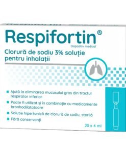 Respifortin clorura de sodiu 3% solutie pentru inhalatii