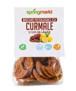 Biscuiti Eco cu curmale si ulei de lamaie