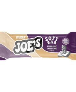 Baton proteic vegan cu aroma de Blueberry Cheesecake Joe's Soft Bar
