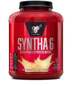 Proteine din zer + izolat proteic syntha 6 aroma New York vanilie Cheesecake