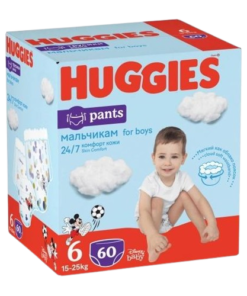 Scutece-chilotel Pants Box Marimea 6 pentru baieti de 15-25kg